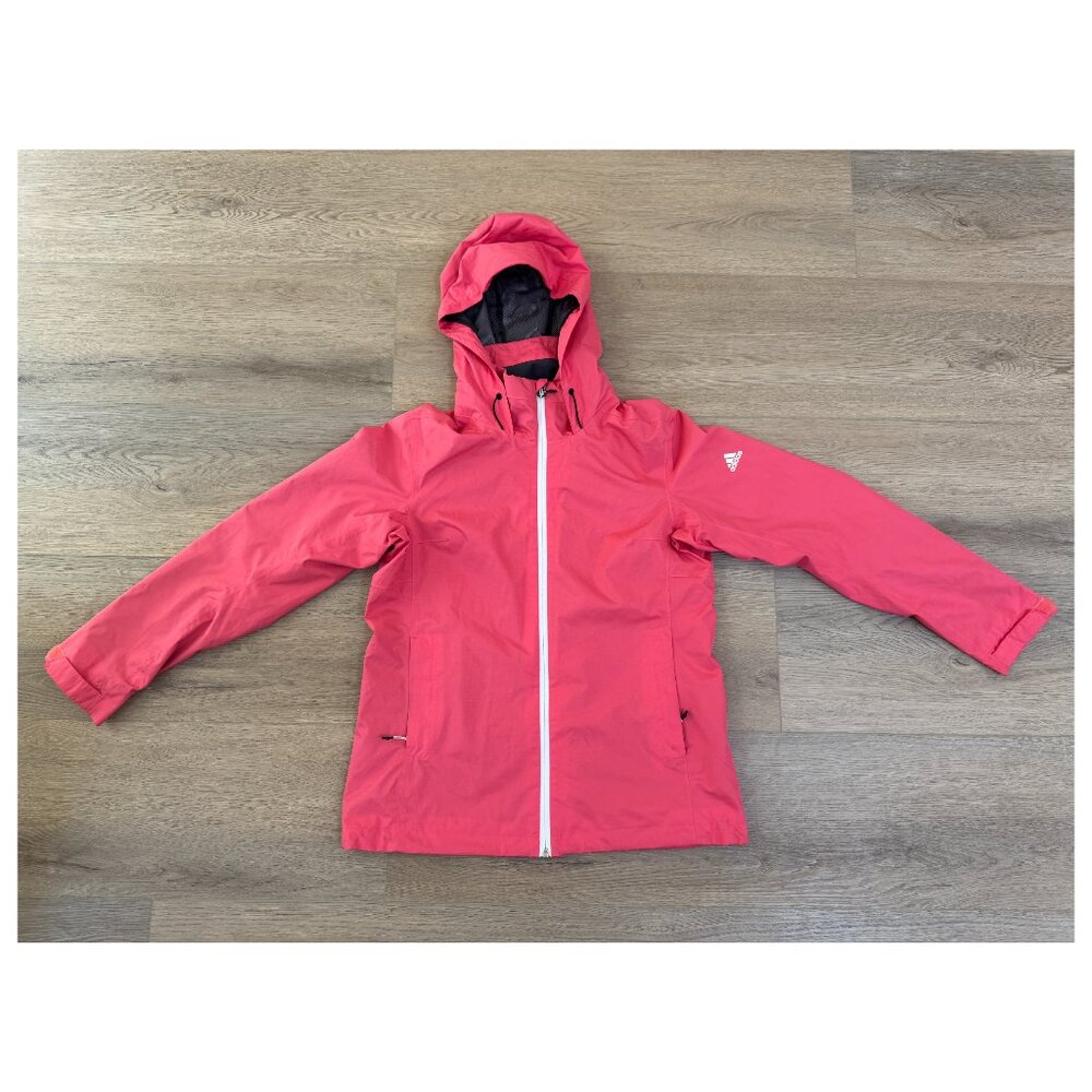 Adidas Outdoor Women's Climaproof Pink Puffer Winter Jacket Size Small